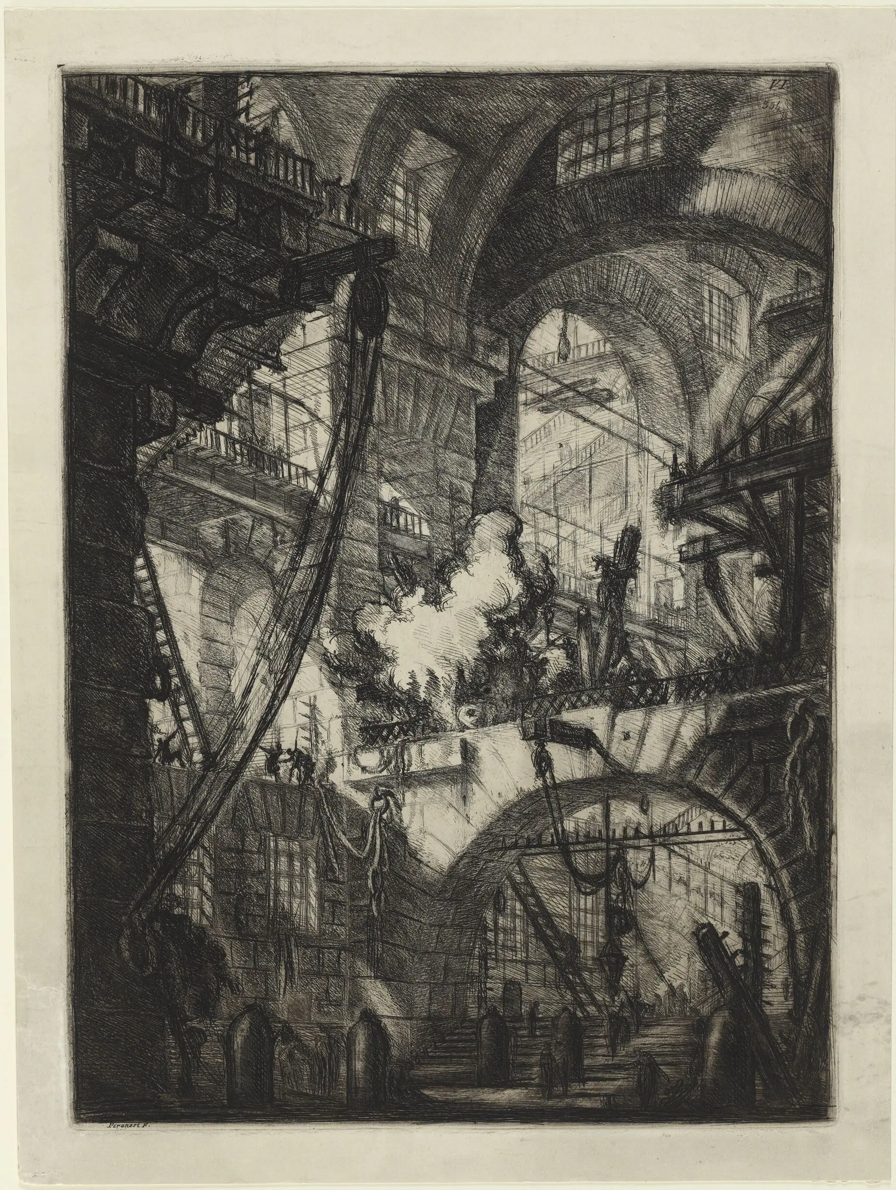 The Smoking Fire by Giovanni Battista Piranesi