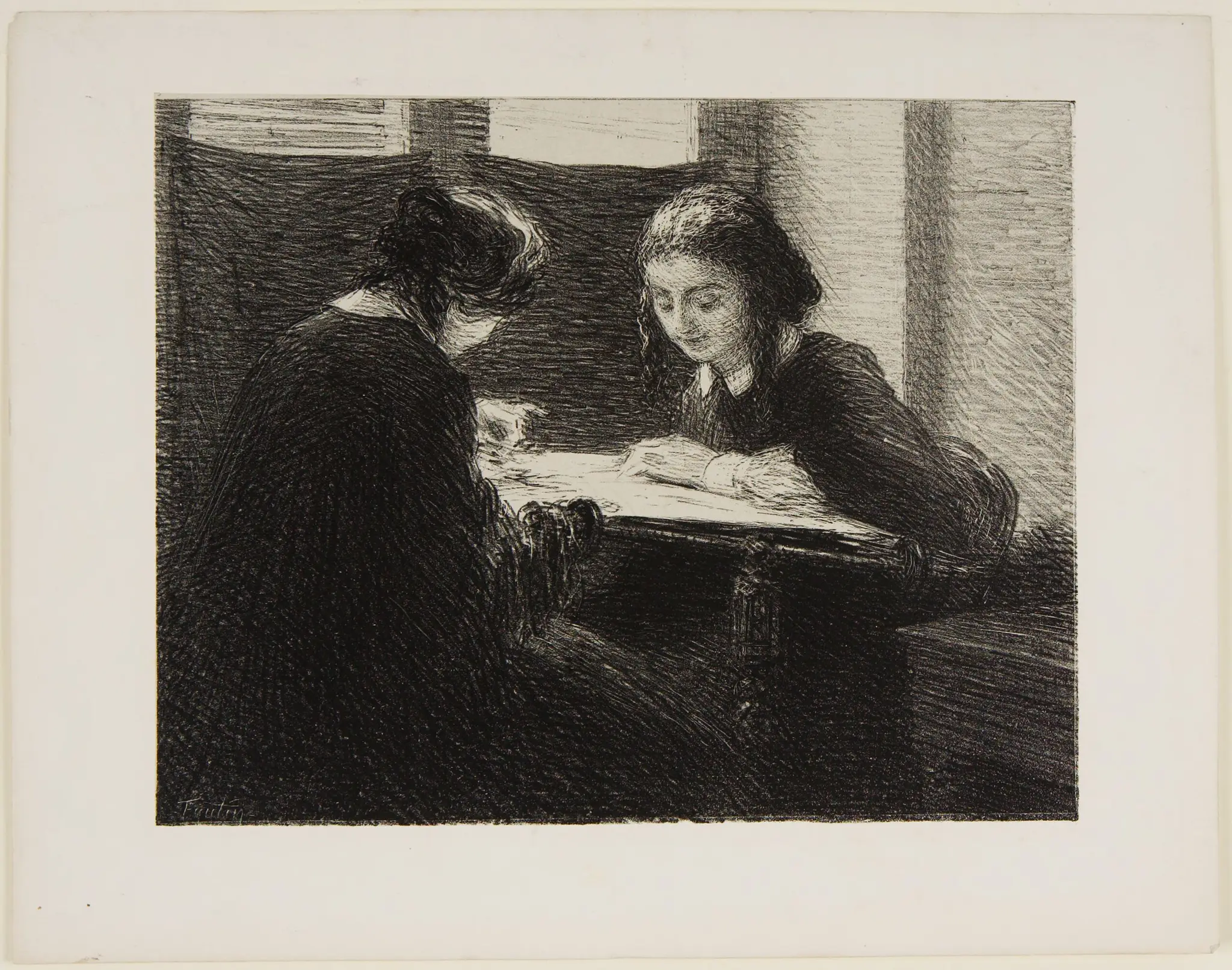 Embroiderers by Ignace-Henri-Jean-Théodore Fantin-Latour