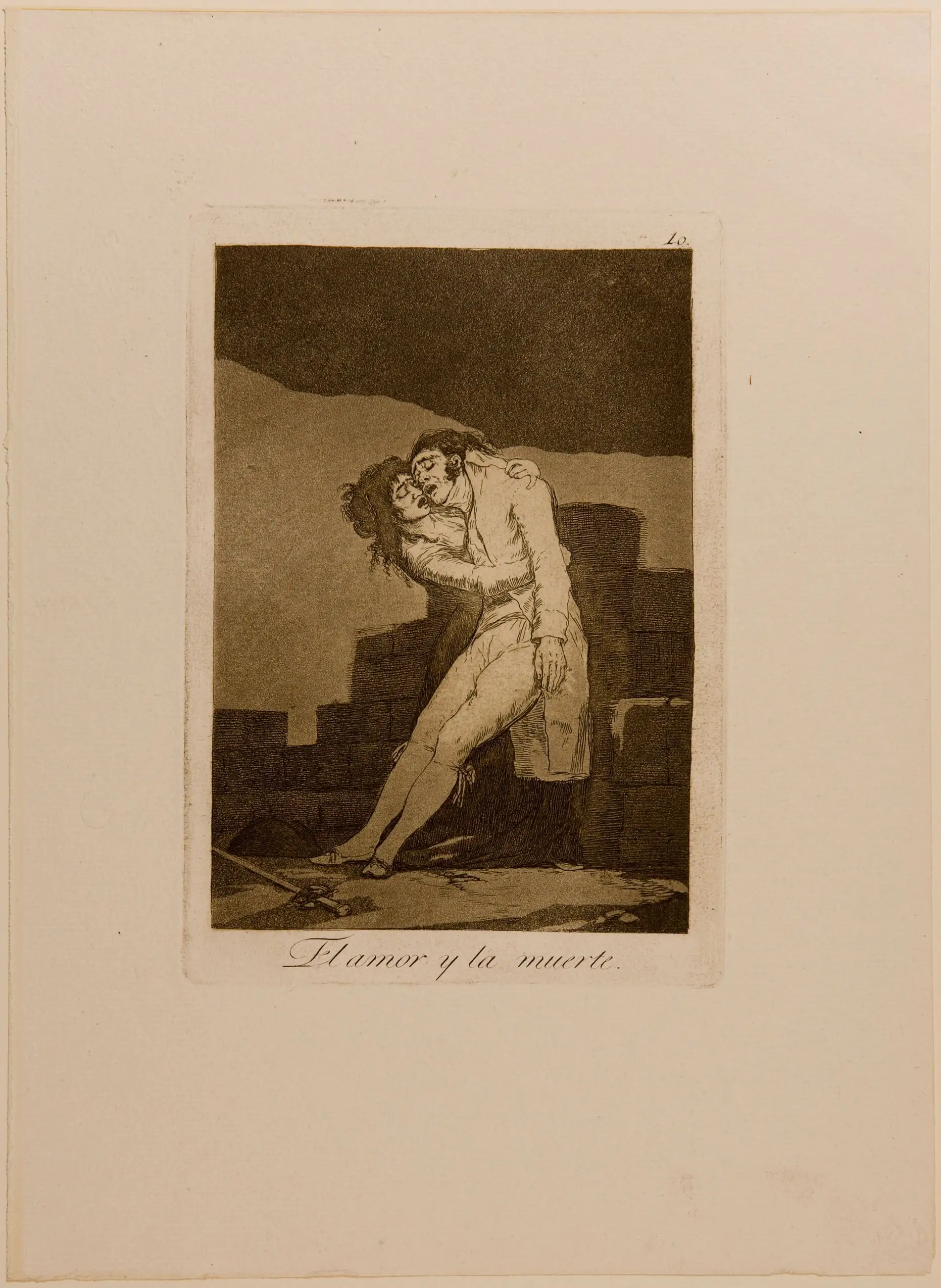 Love and Death by Francisco José de Goya y Lucientes