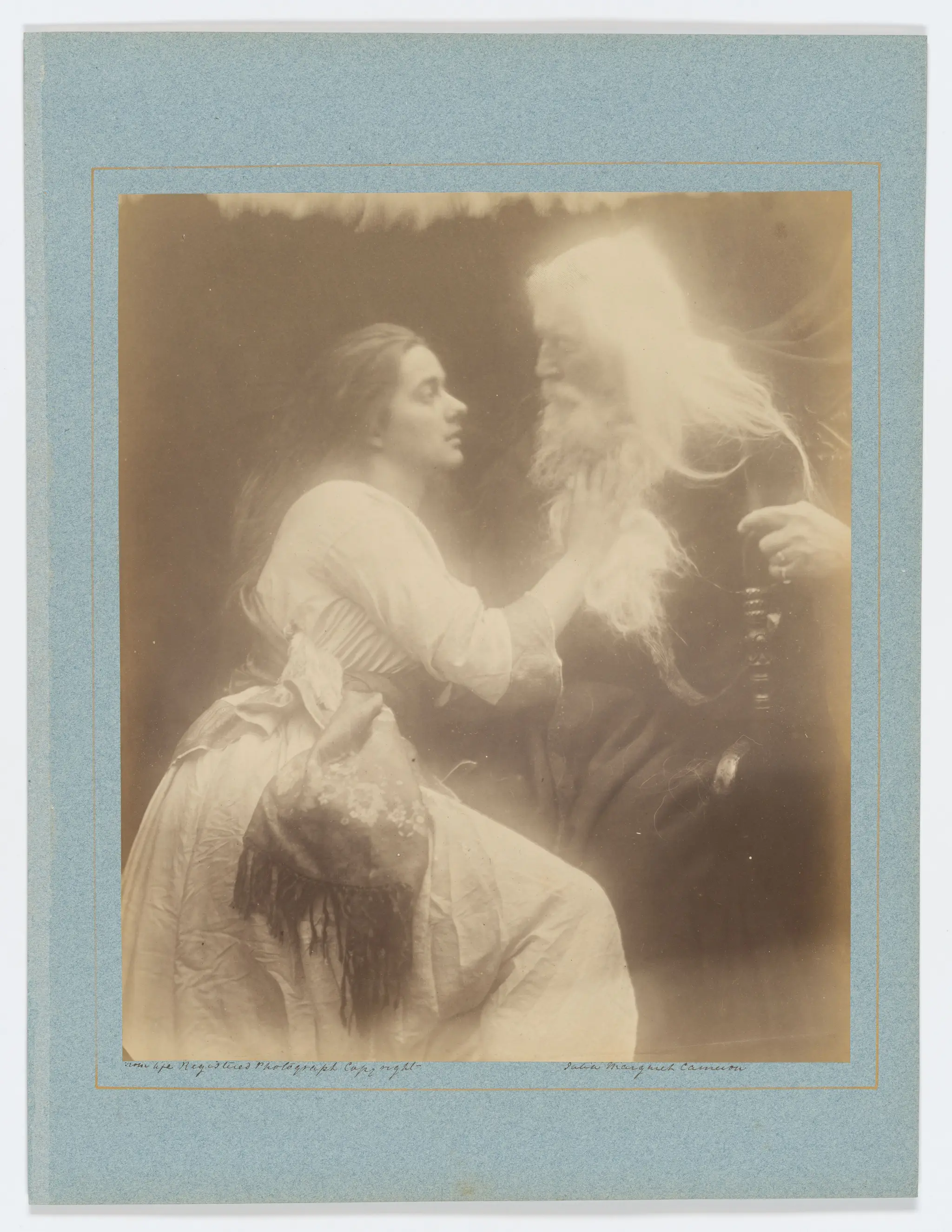 Vivien and Merlin by Julia Margaret Cameron