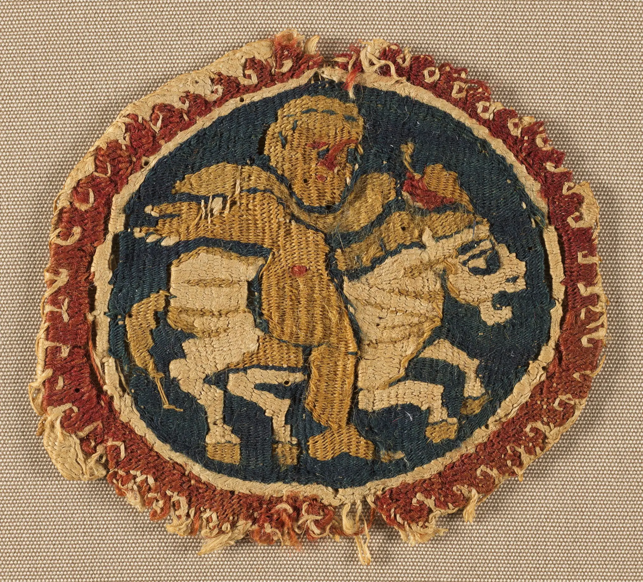 Roundel: Putto on a Horse by Unknown artist