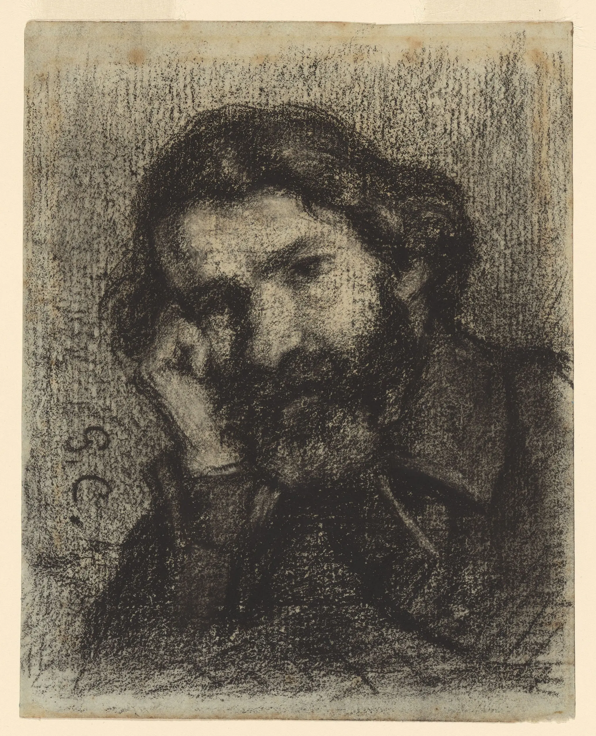 Portrait of Marc Trapadoux by Gustave Courbet