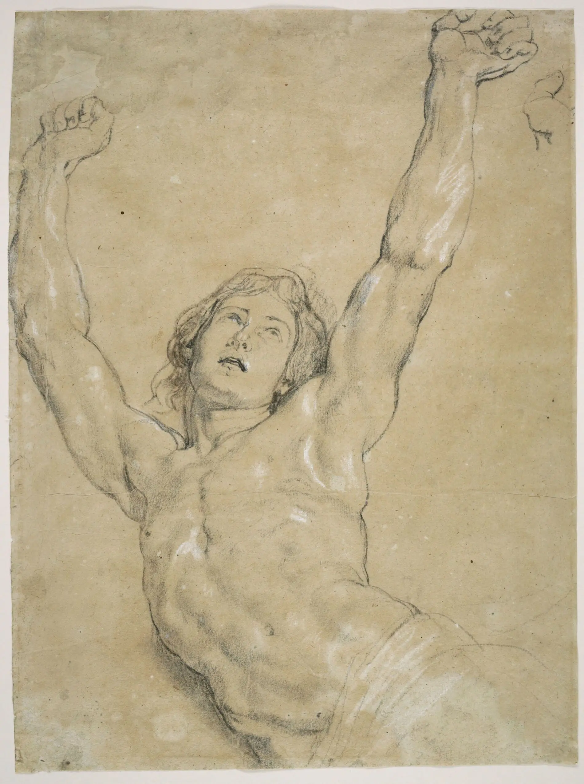 A Study for Christ for "The Elevation of the Cross" by Peter Paul Rubens