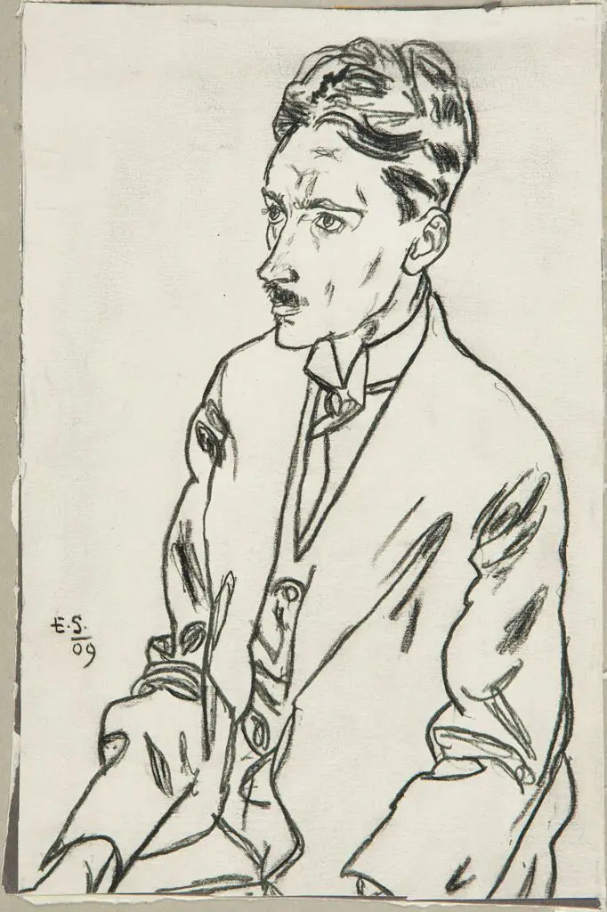 Portrait of Professor Haberditzl by Egon Schiele