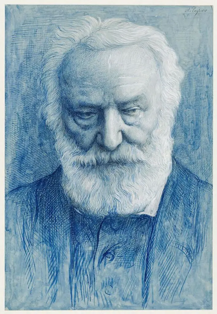 Portrait of Victor Hugo by Alphonse Legros