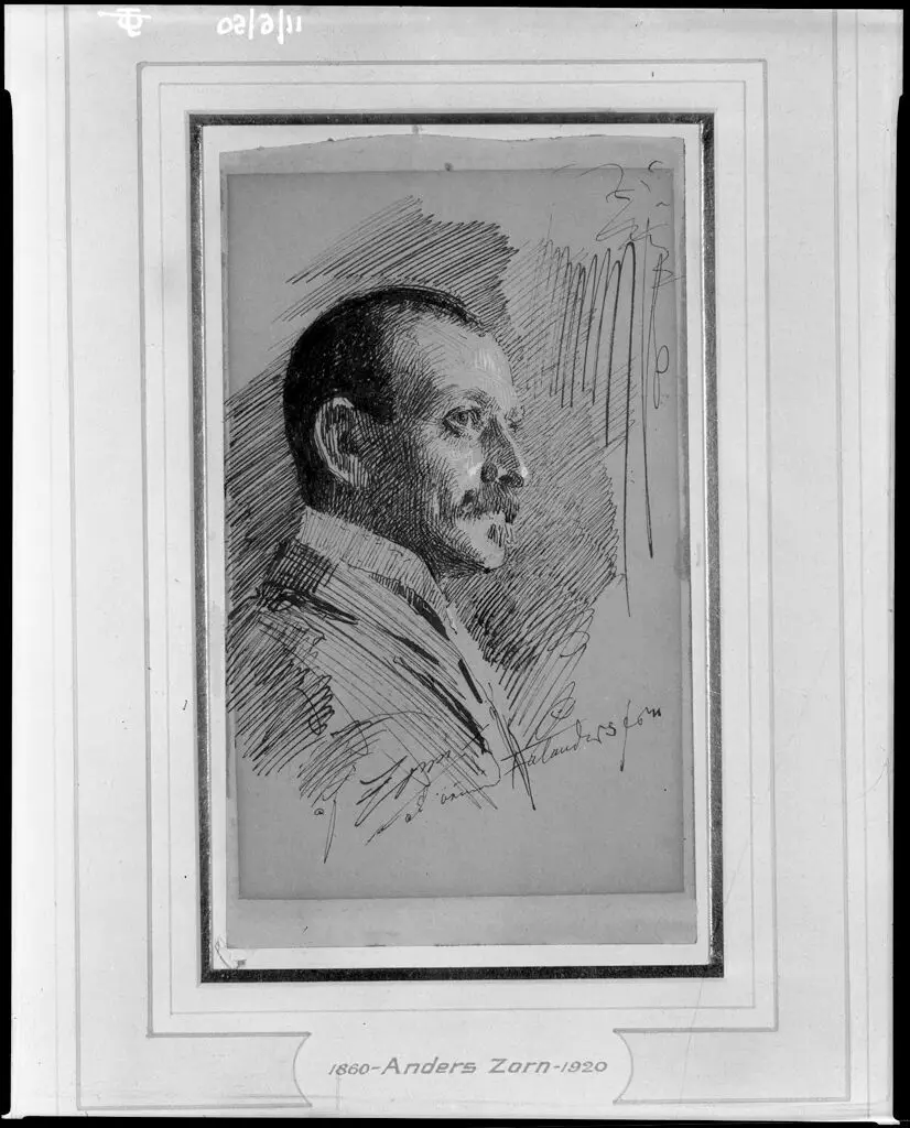 Portrait of Hugo Falander by Anders Leonard Zorn