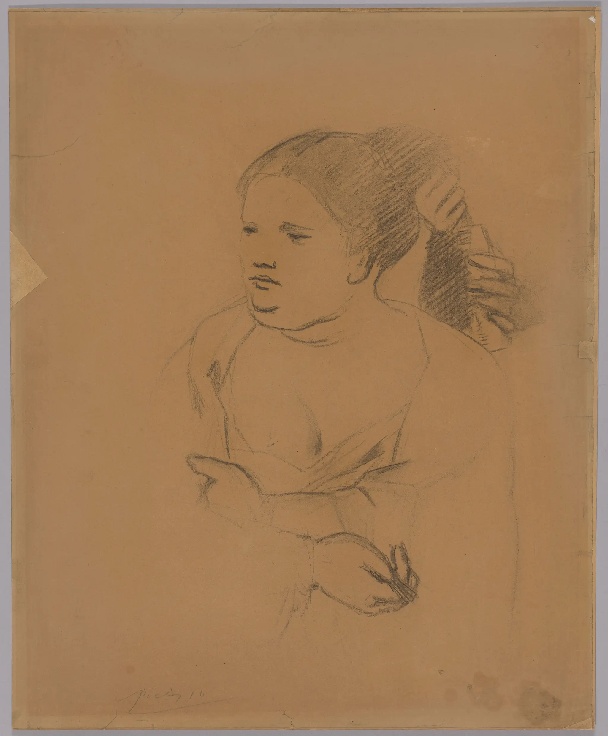 Woman Having Her Hair Combed by Pablo Ruiz Picasso