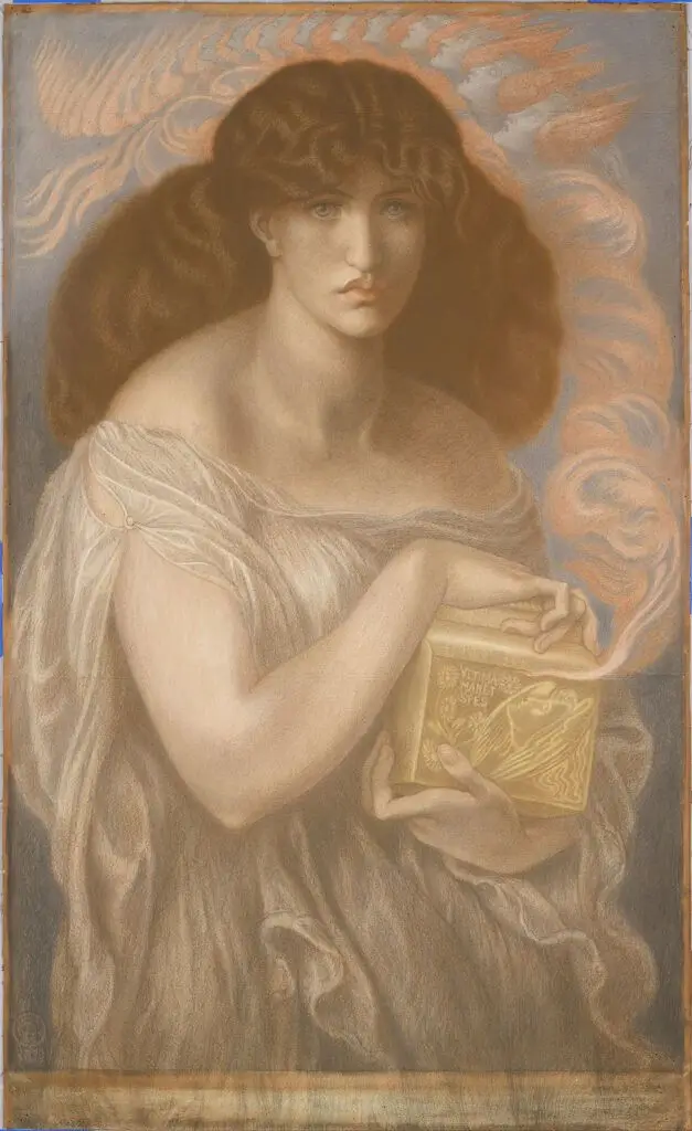 Pandora by Dante Gabriel Rossetti