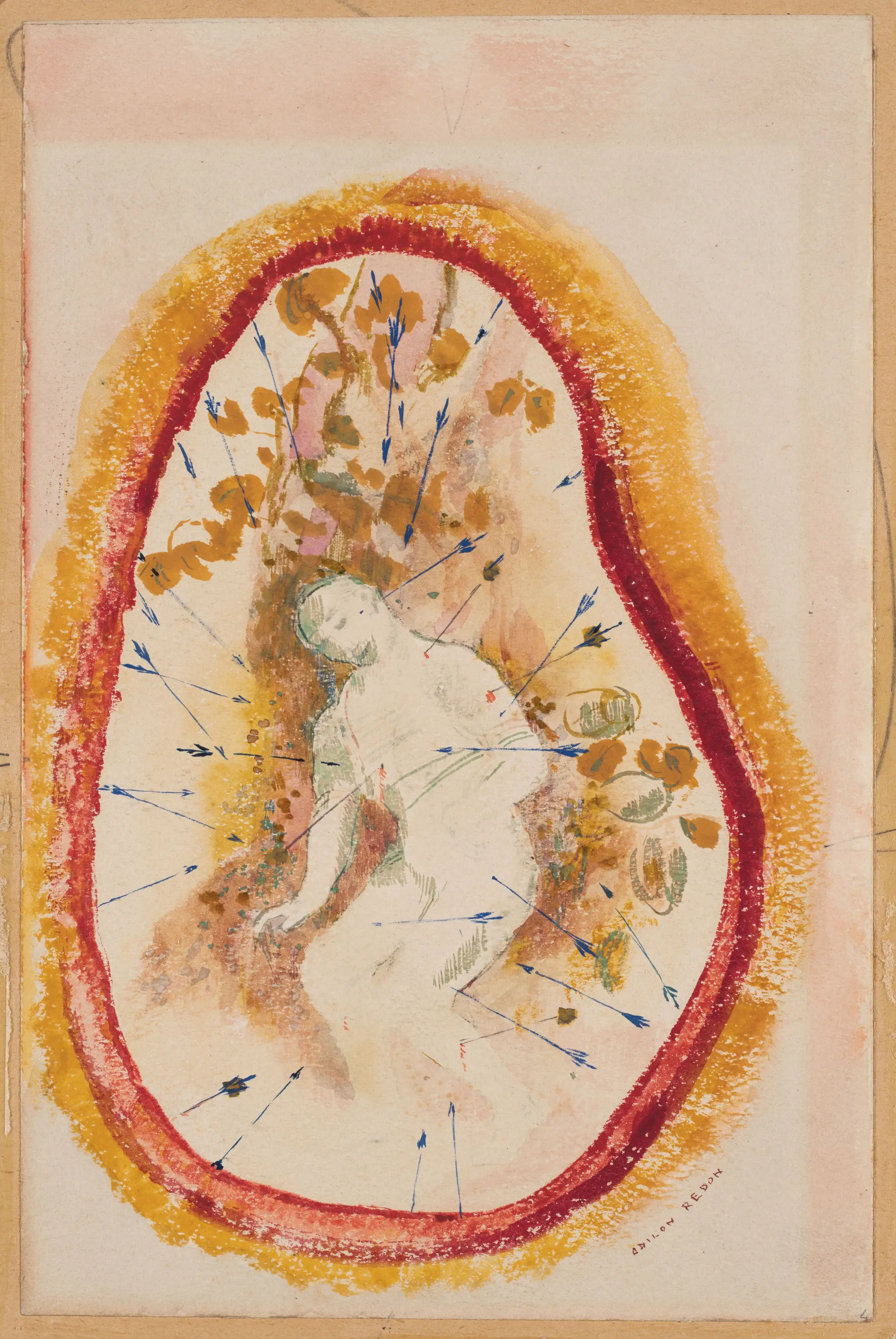 Saint Sebastian by Odilon Redon