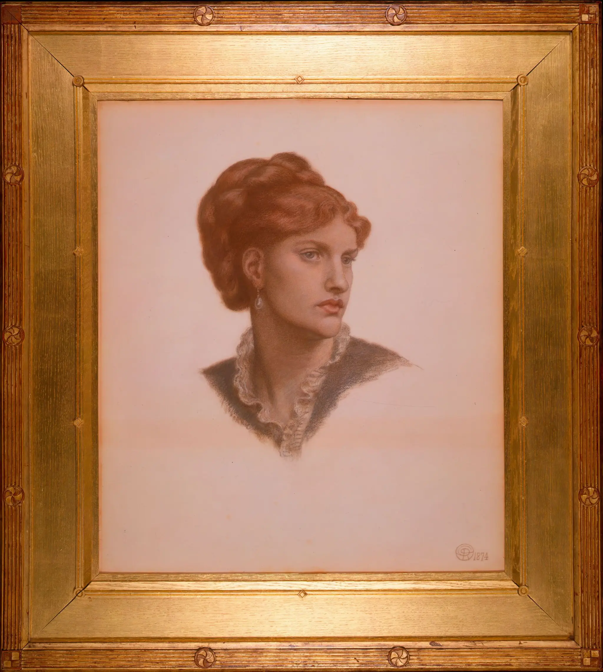 Portrait of Fanny Cornforth by Dante Gabriel Rossetti