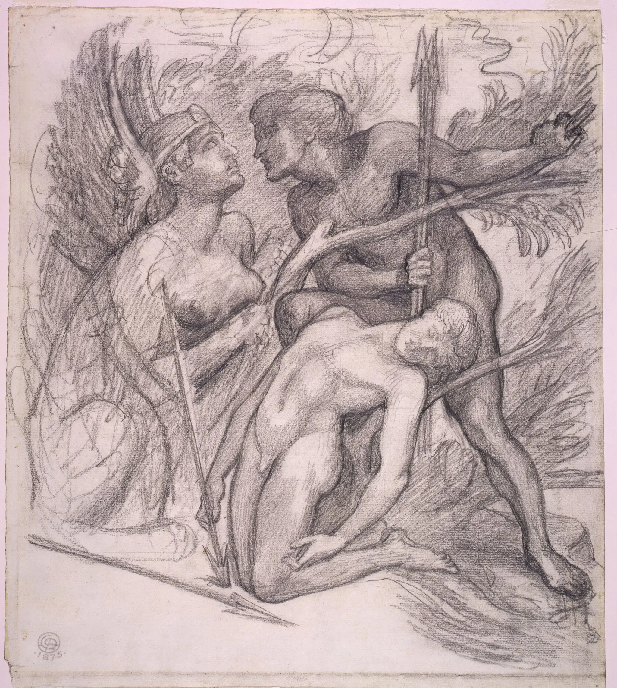 Study for The Question (The Sphinx); verso: Study for "Astarte Syriaca" by Dante Gabriel Rossetti