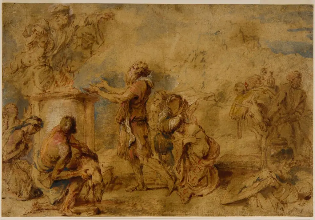 The Sacrifice of Noah by Giovanni Benedetto Castiglione