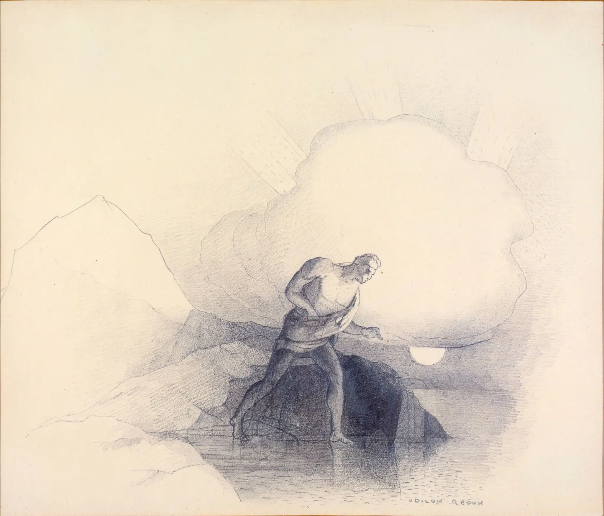 Allegorical Figure (The Giant) by Odilon Redon