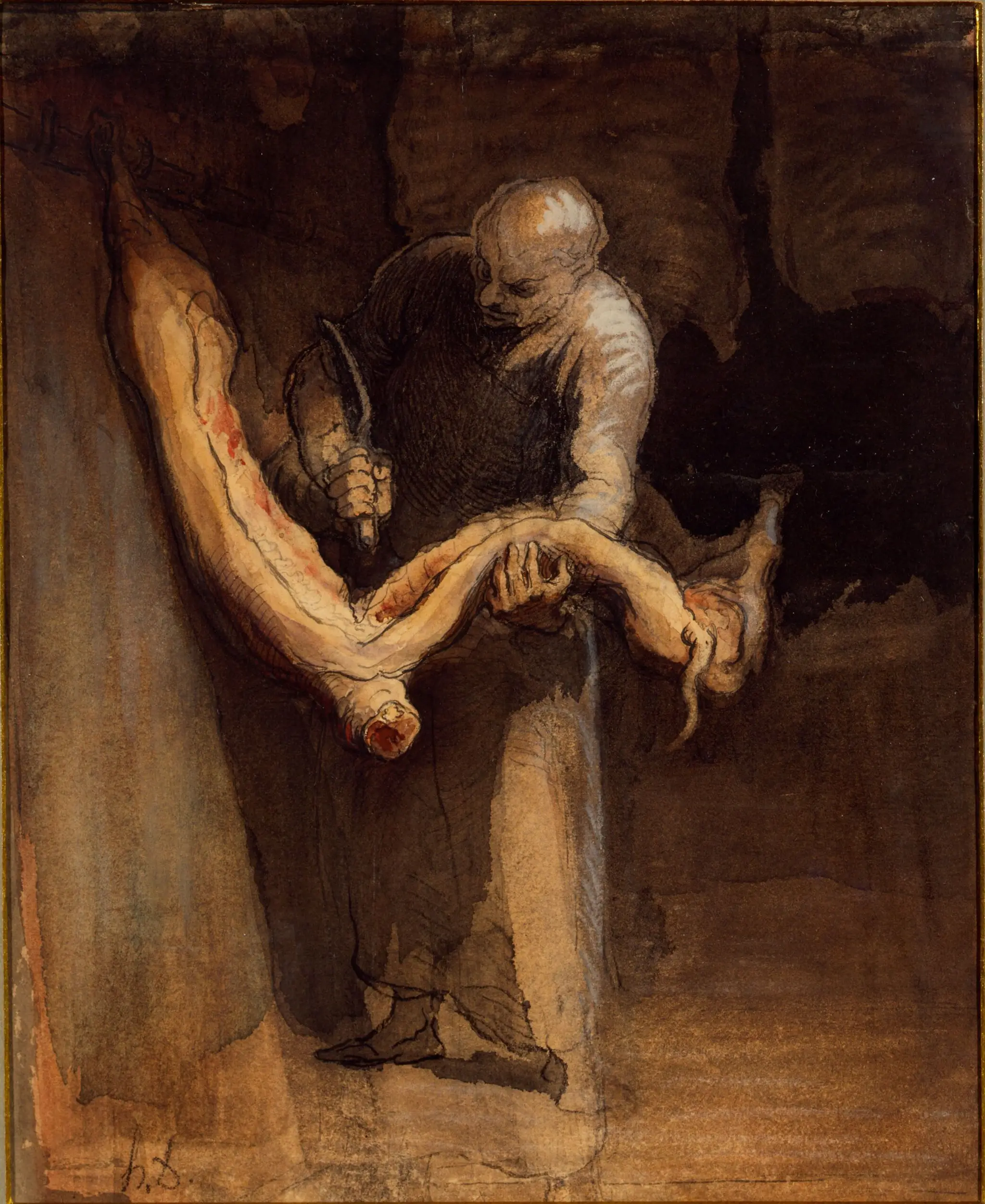 The Butcher by Honoré-Victorin Daumier