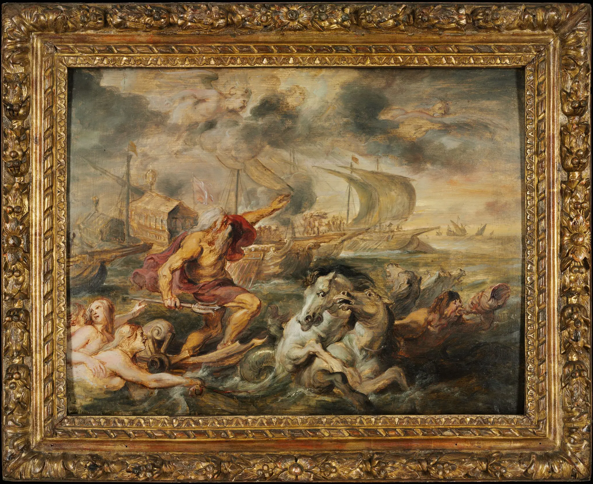 Neptune Calming the Tempest by Peter Paul Rubens