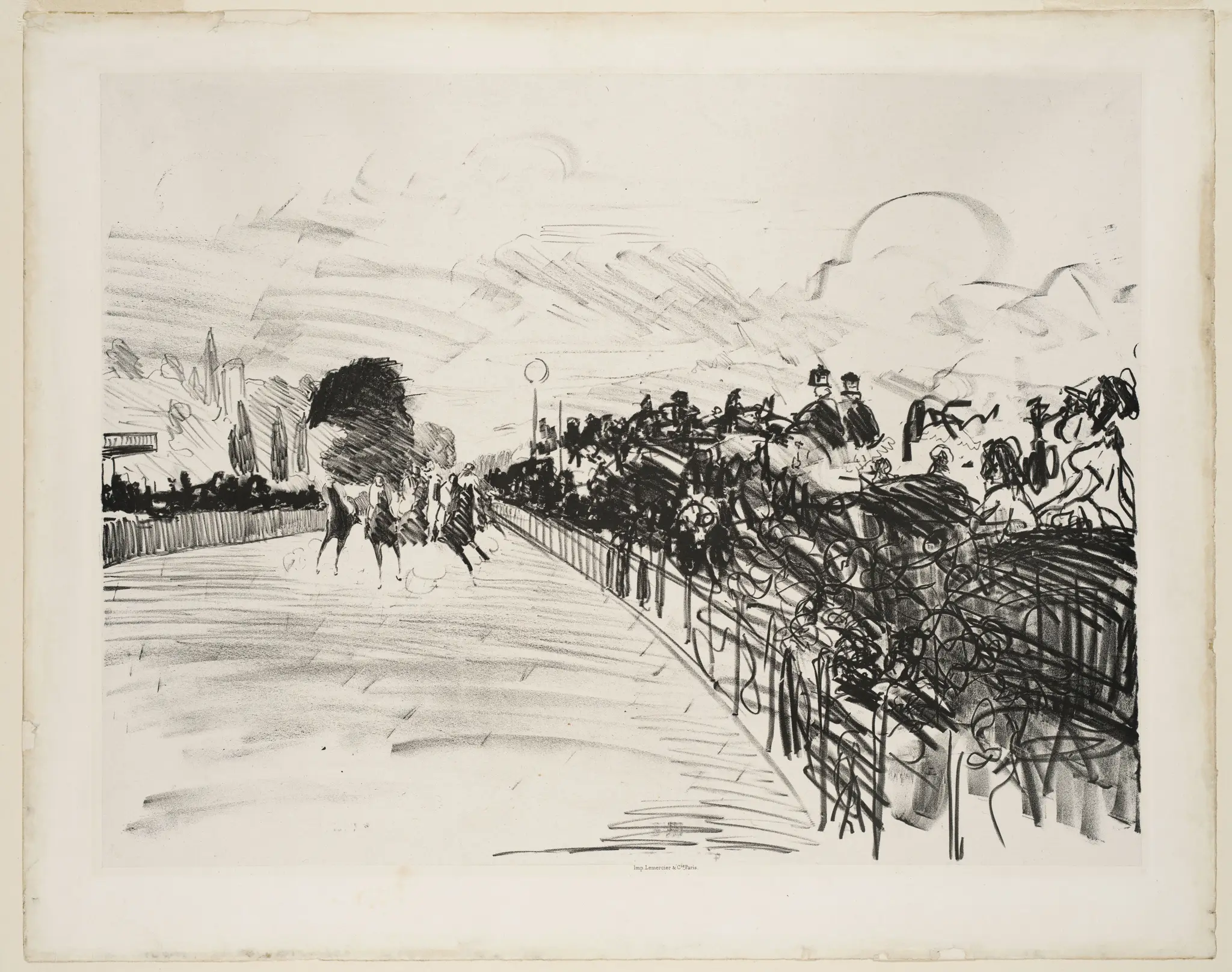 The Races by Edouard Manet