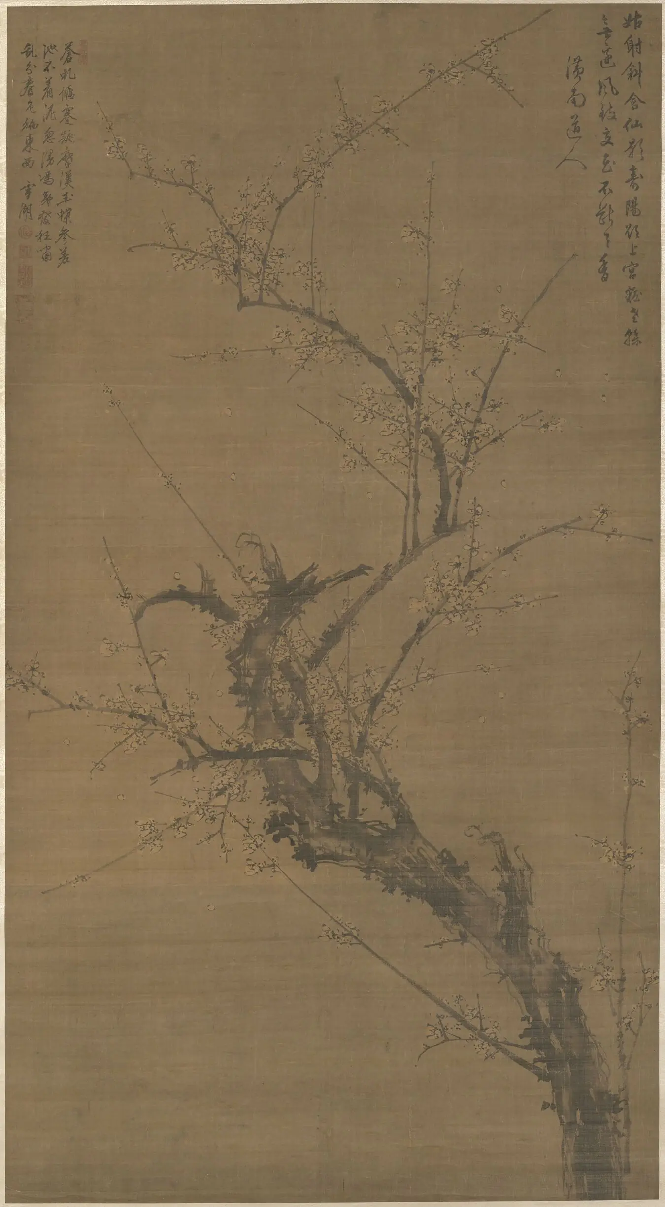 Branch of Blossoming Plum by Liu Shiru 劉世儒