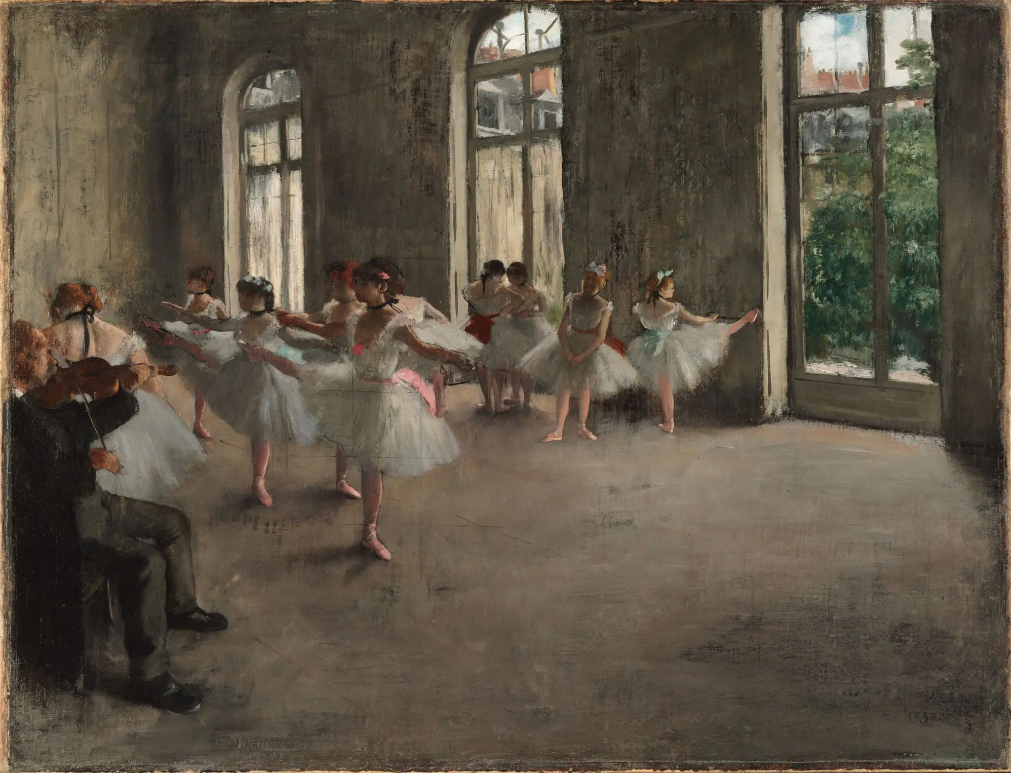 The Rehearsal by Hilaire-Germain-Edgar Degas