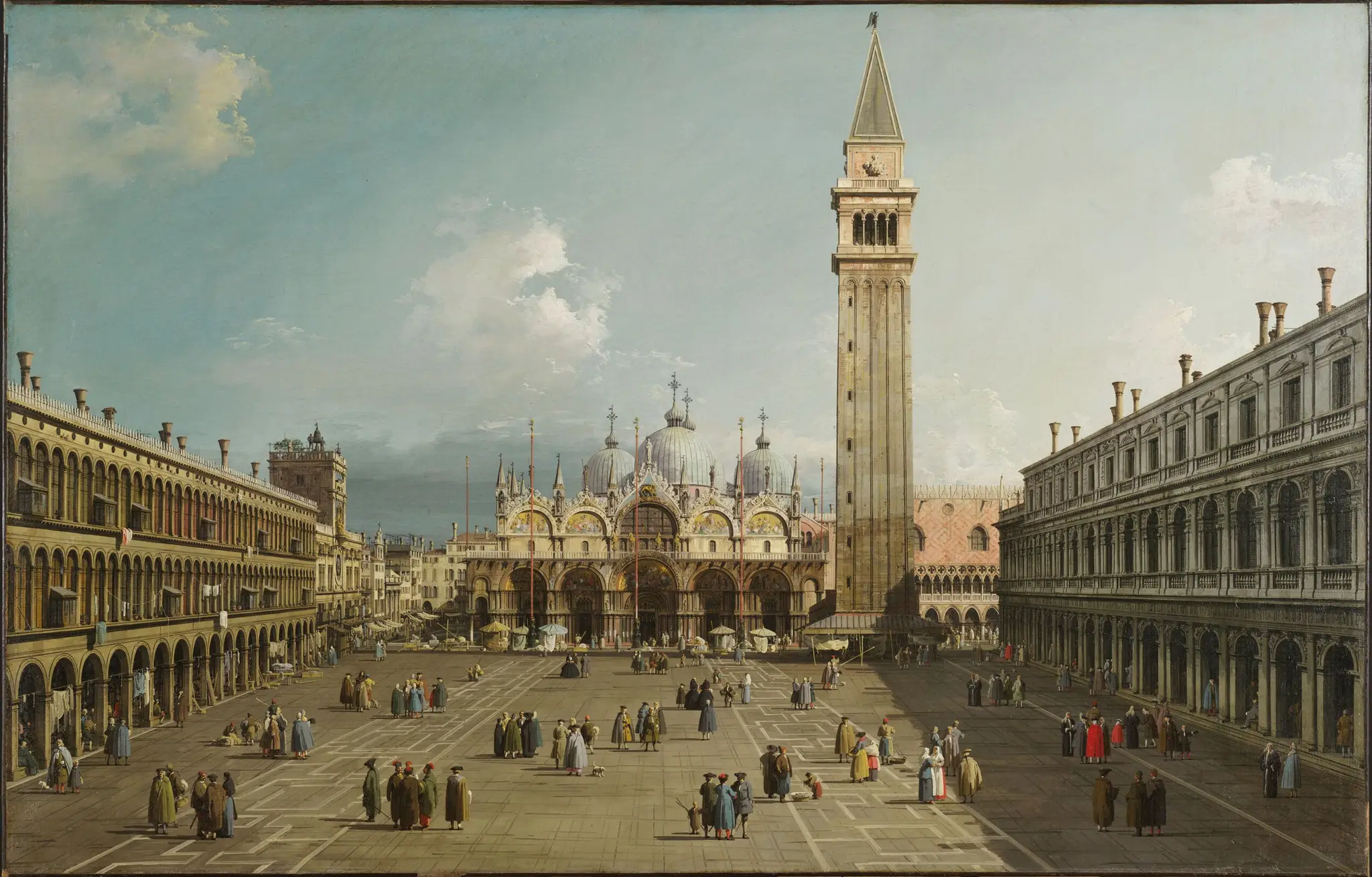 Piazza San Marco, Venice by Giovanni Antonio Canal, called Canaletto