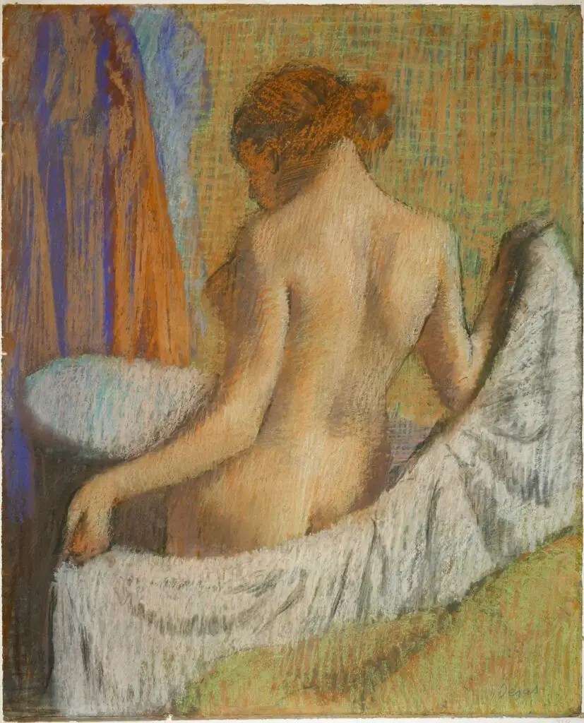After the Bath, Woman with a Towel by Hilaire-Germain-Edgar Degas