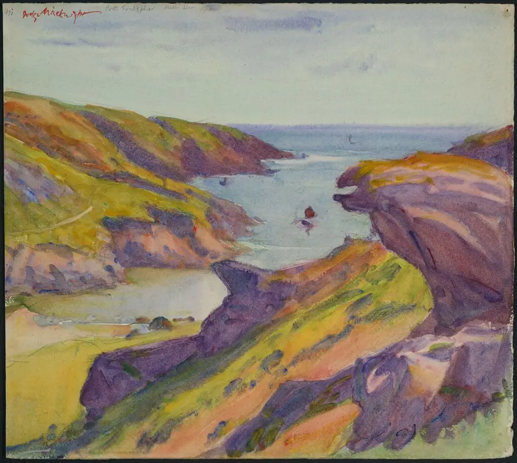 Rocks, Port Goulphar, Belle Ile by Dodge Macknight