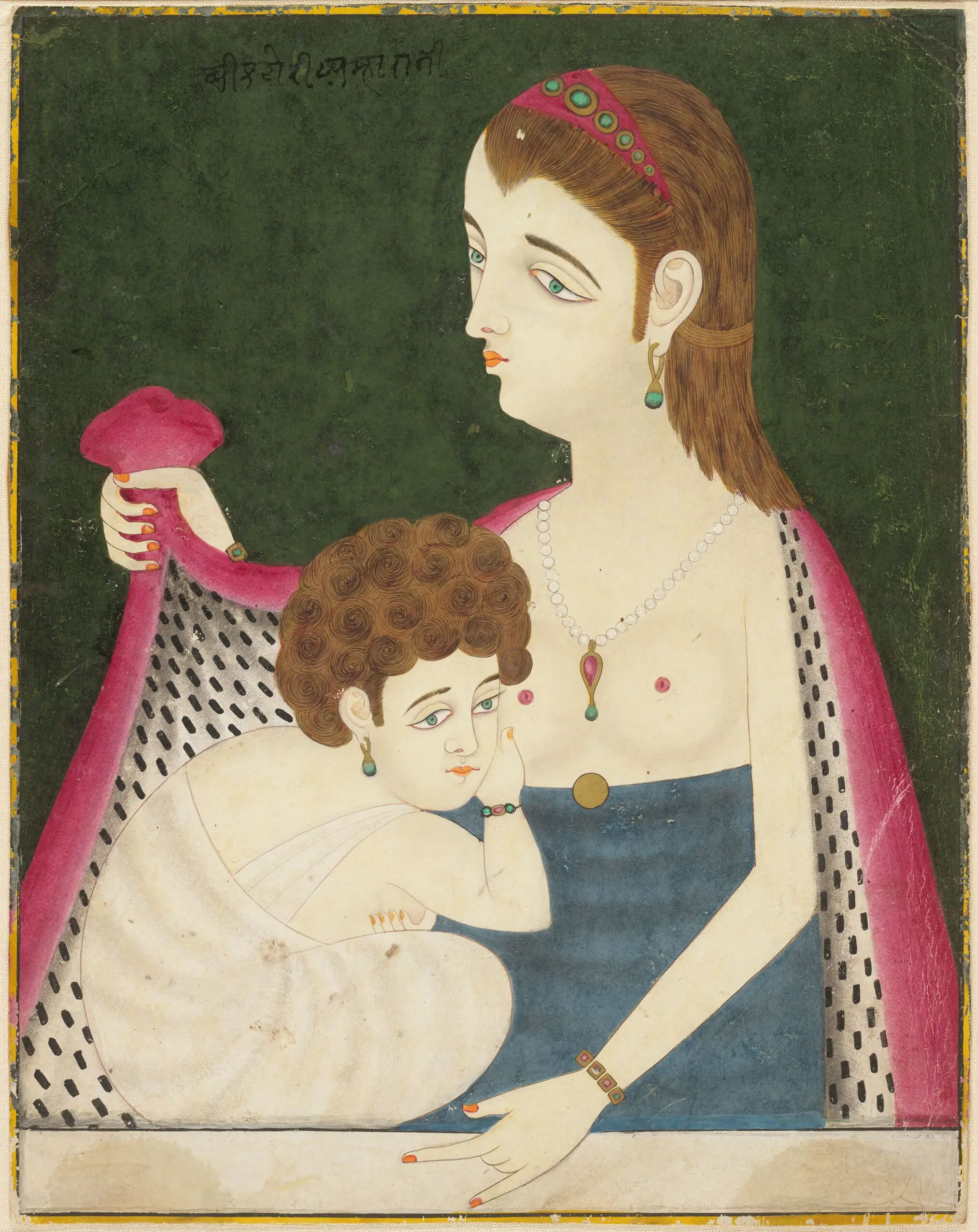 Victoria Maharani with the Princess Royal by Unknown artist