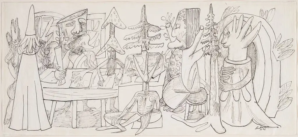 Meeting of the Forest Owners by Max Beckmann