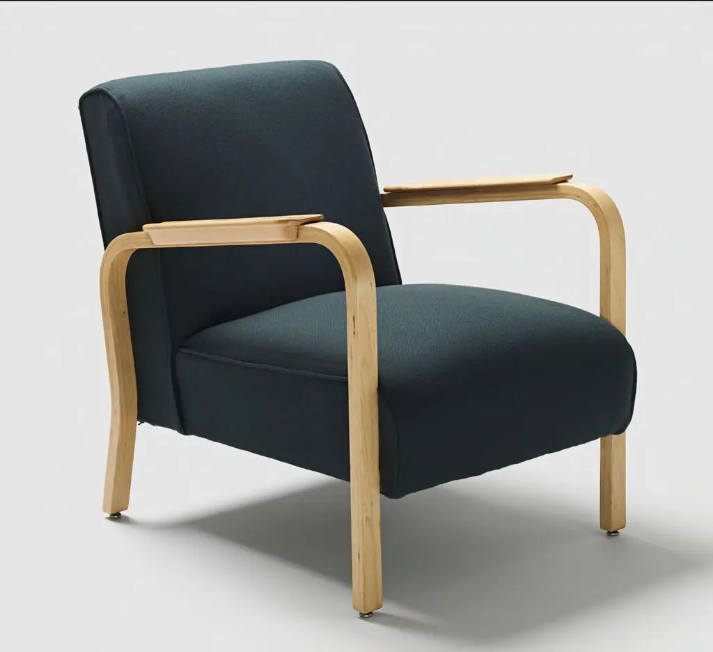 Armchair from Woodberry Poetry Room by Alvar Aalto
