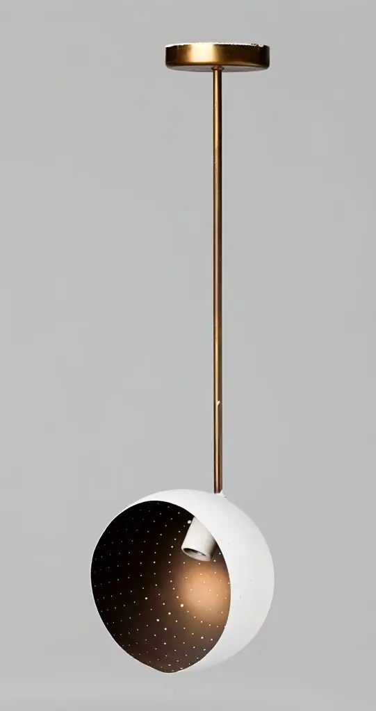 Spherical Wall-washing Ceiling Light from Woodberry Poetry Room by Alvar Aalto
