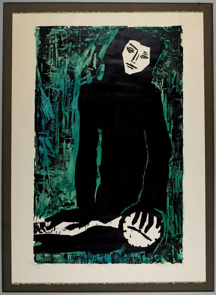 Mujer Con Reloj (Woman with a Clock) by Alfredo Zalce