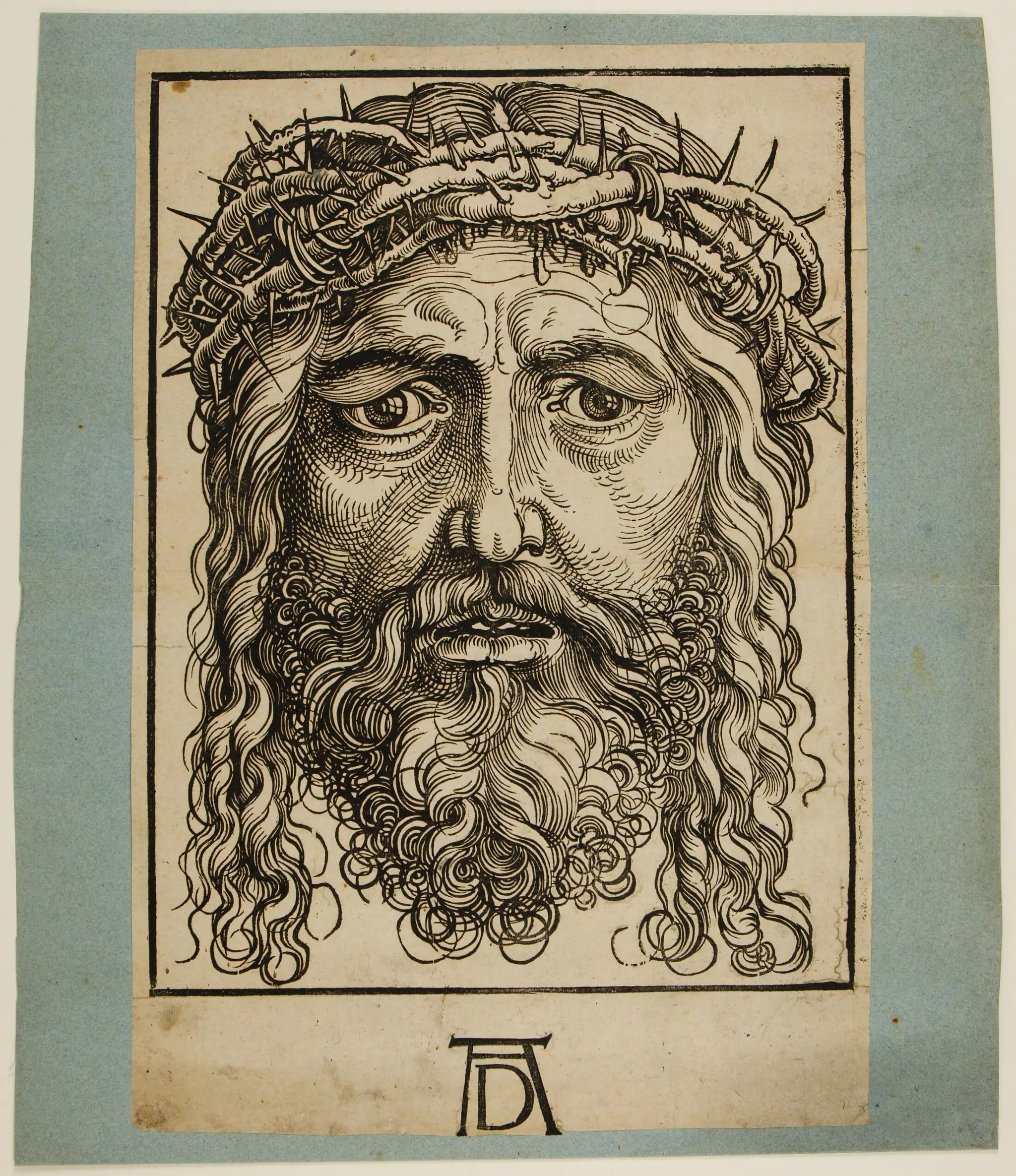 The Head of Christ Crowned with Thorns by Sebald Beham