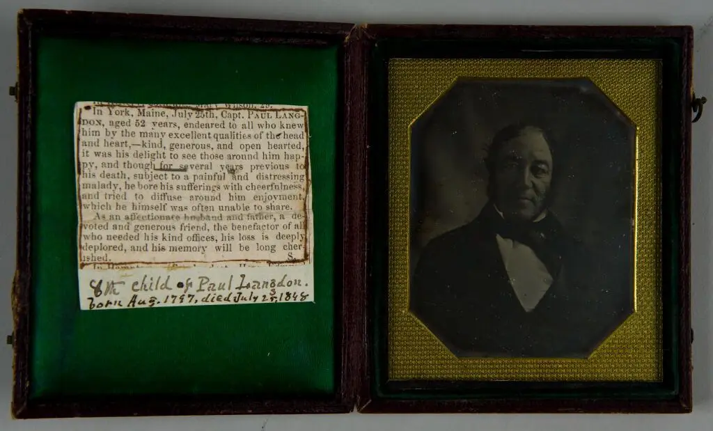 Original glass for Paul Langdon (1797-1848) by Unidentified Artist