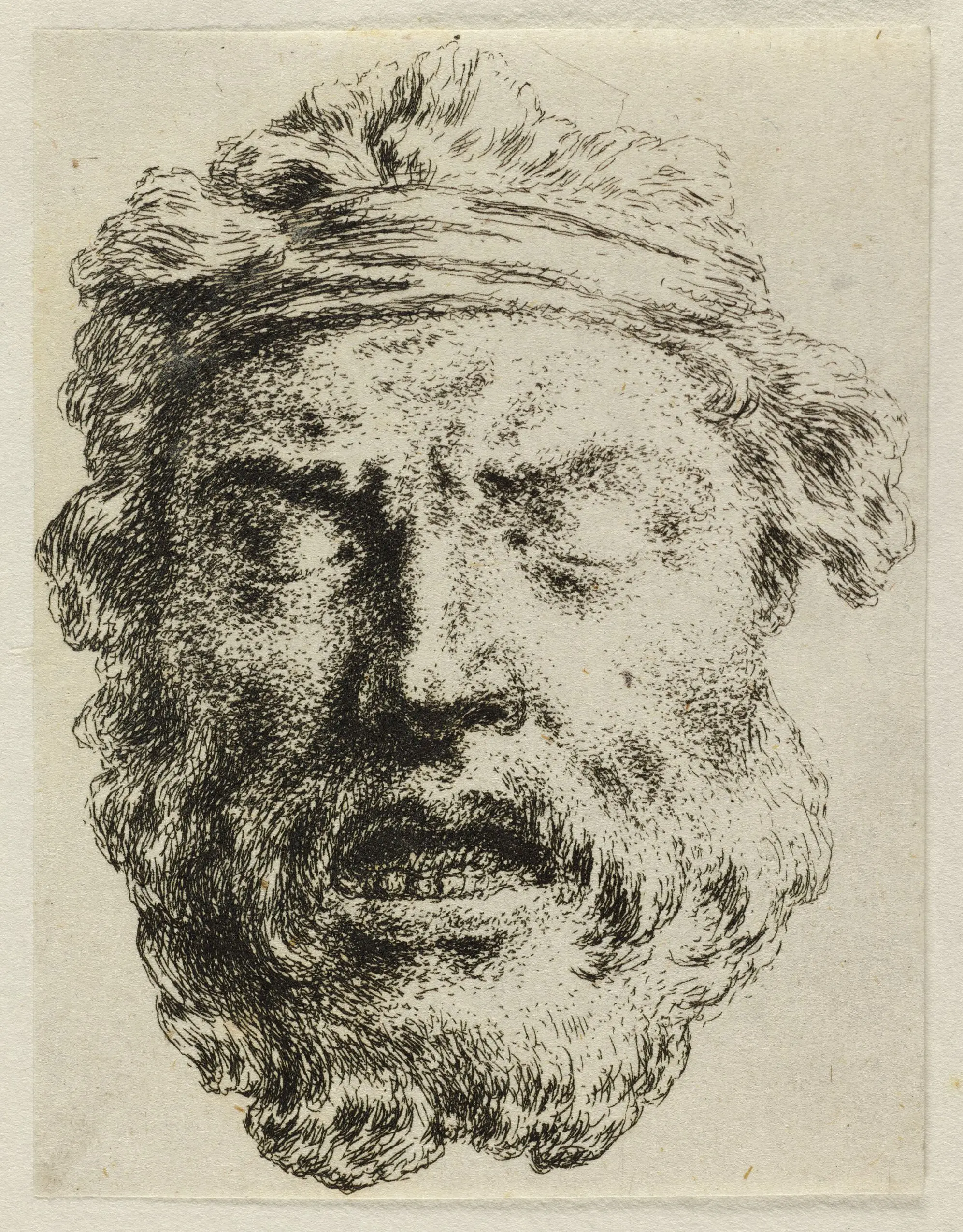 Mask from the Courtyard of the Zeughaus, Berlin by Christian Bernhard Rode