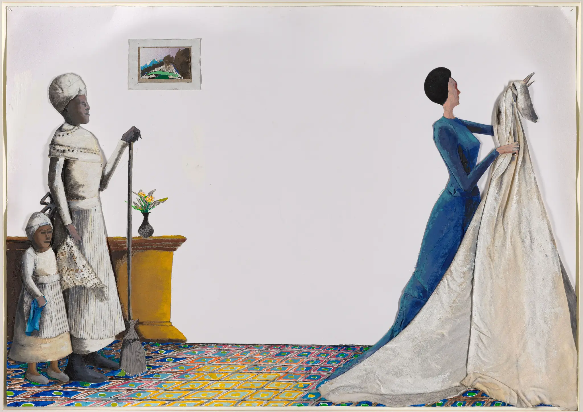 The White Sheet by Benny Andrews