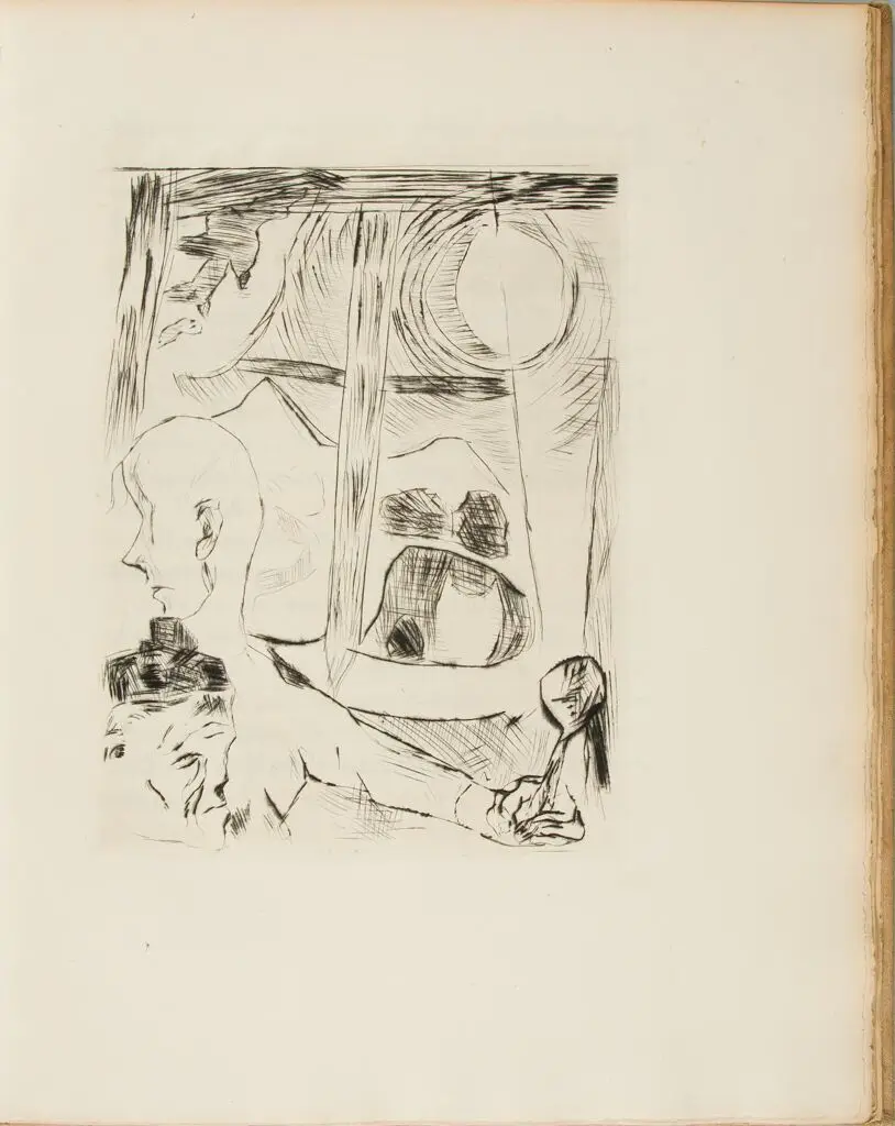 The Duchess: Illustration for Chapter Three by Max Beckmann