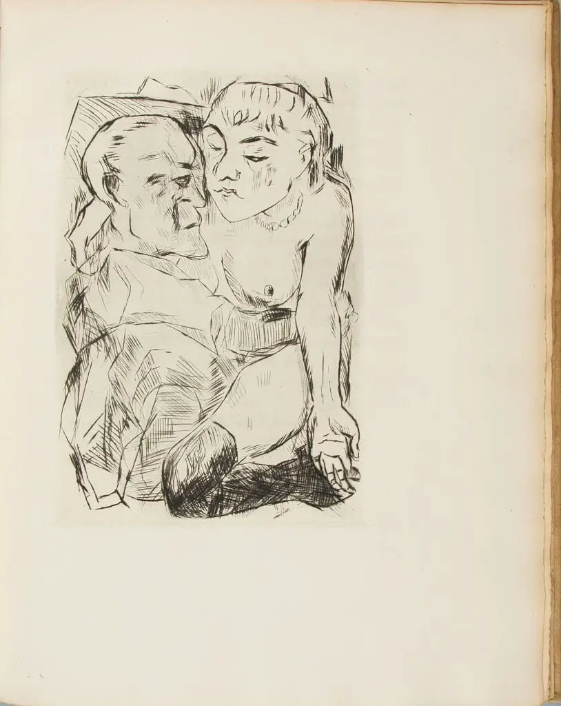The Duchess: Illustration for Chapter Two by Max Beckmann