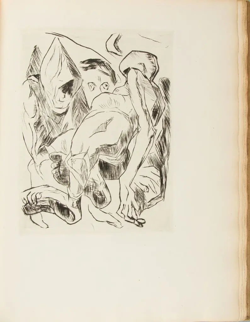 The Duchess: Second Illustration for Chapter One by Max Beckmann