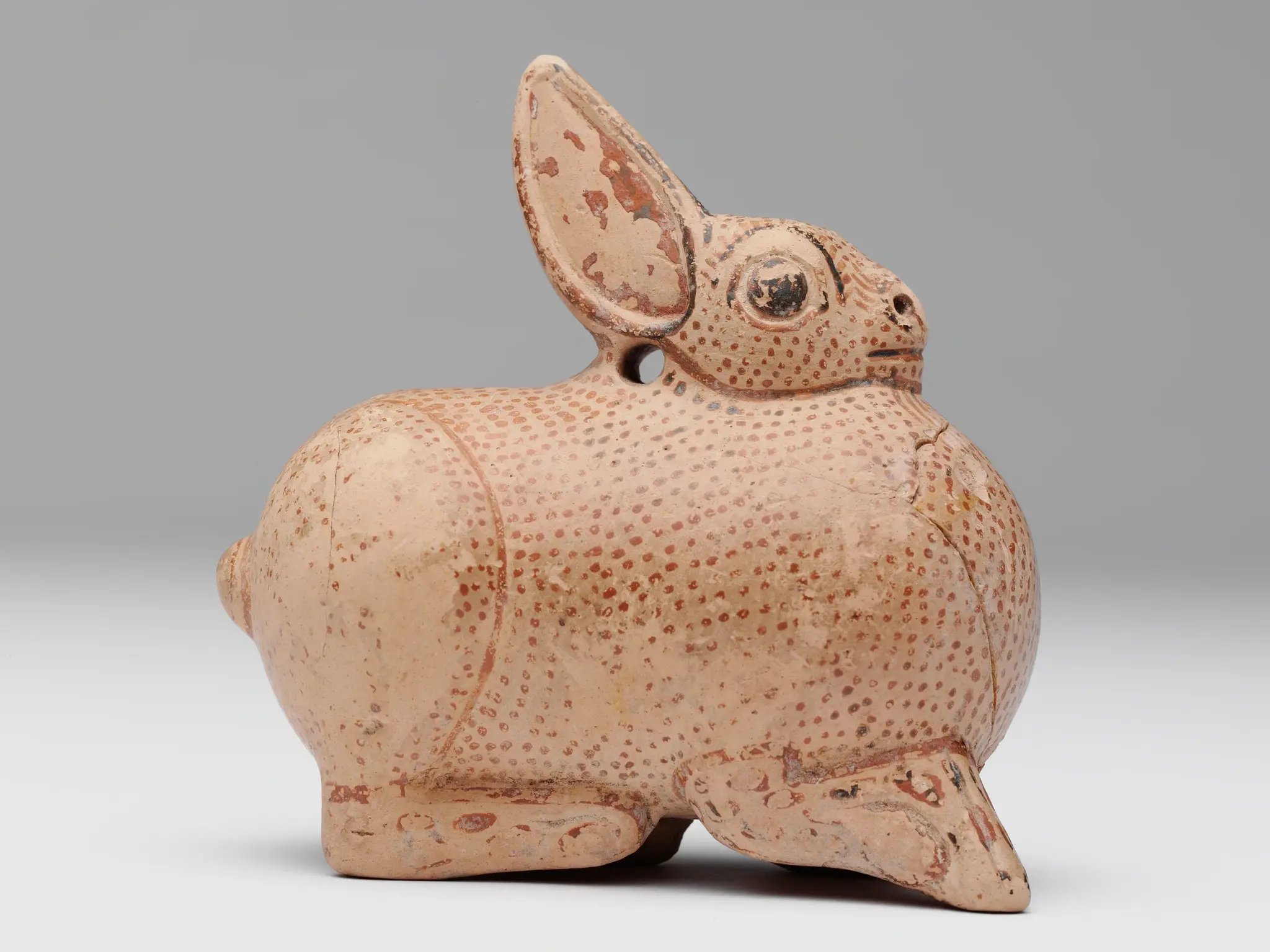 Oil flask (aryballos) in the form of a hare by Unknown artist