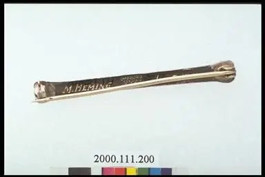 uniform collar pin by Birks-Dingwall