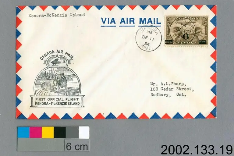 airmail cover by Unknown artist