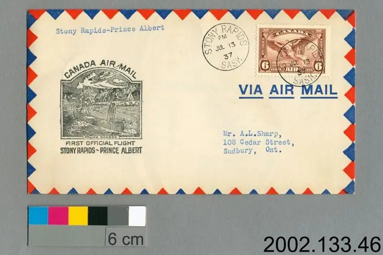 airmail cover by Unknown artist