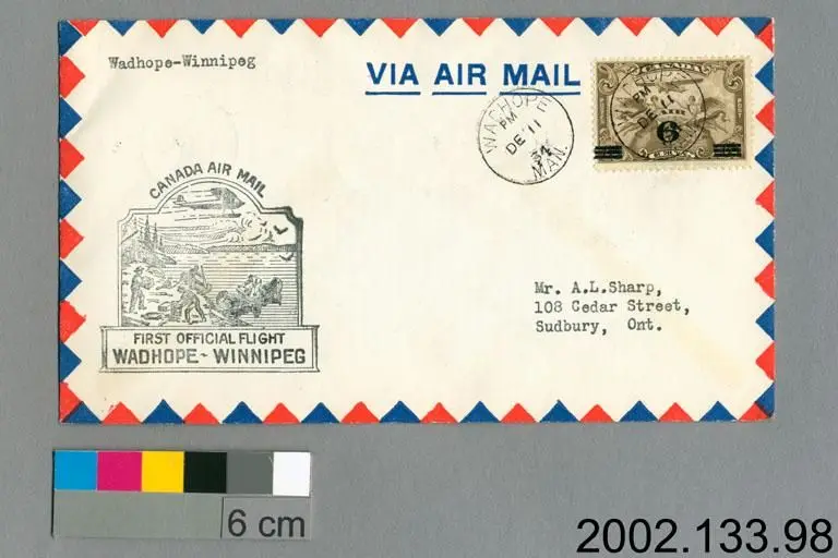 airmail cover by Unknown artist