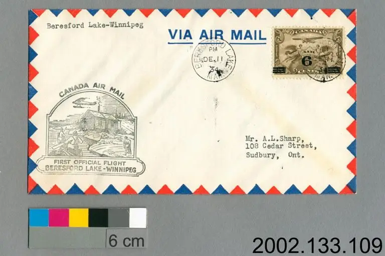 airmail cover by Unknown artist