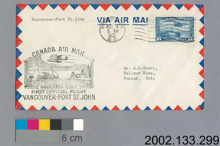 airmail cover by Unknown artist