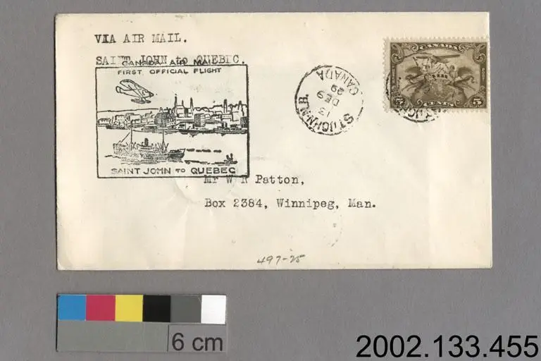 airmail cover by Unknown artist