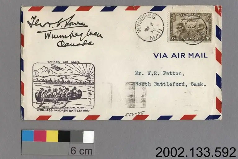 airmail cover by Unknown artist