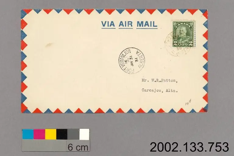 airmail cover by Unknown artist