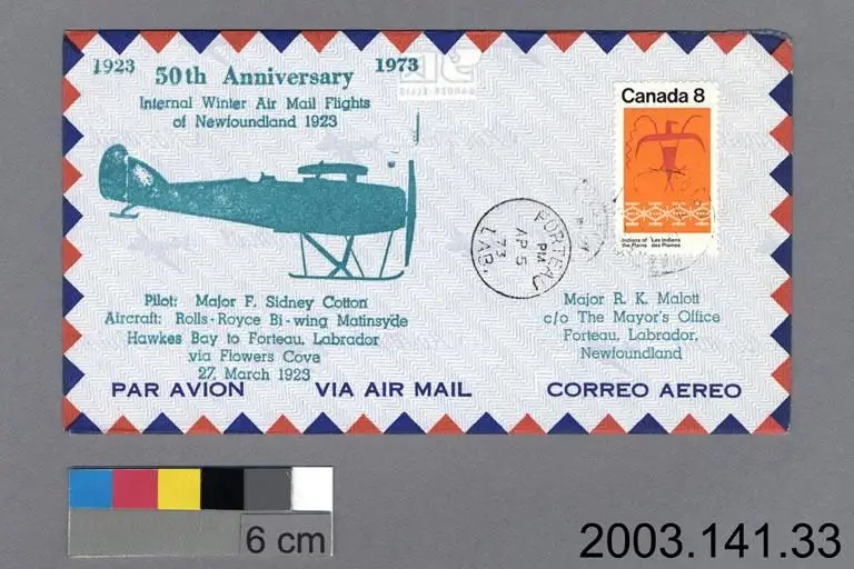 airmail cover by Unknown artist
