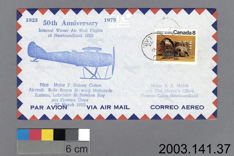 airmail cover by Unknown artist