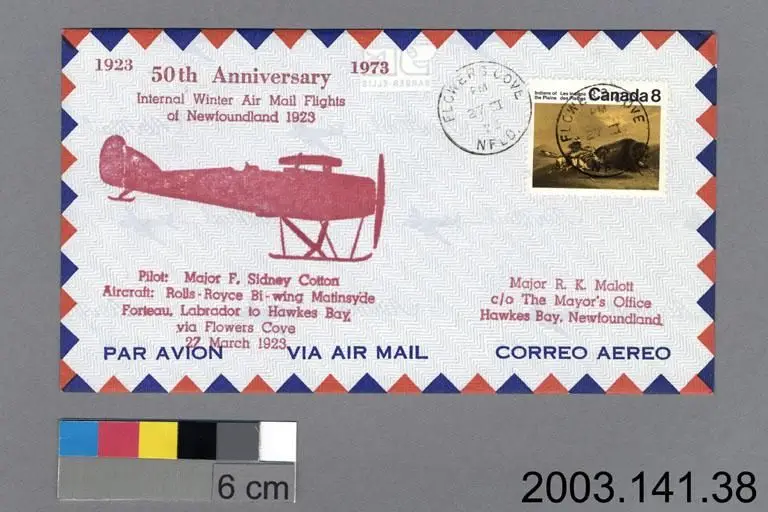 airmail cover by Unknown artist